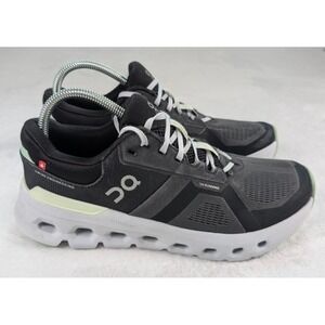 On Running Cloudrunner 2 Running Shoes Womens sz 10 Shadow Lima Black